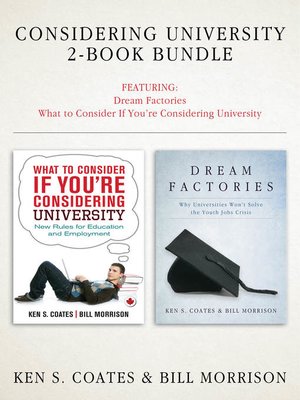 cover image of Considering University 2-Book Bundle
